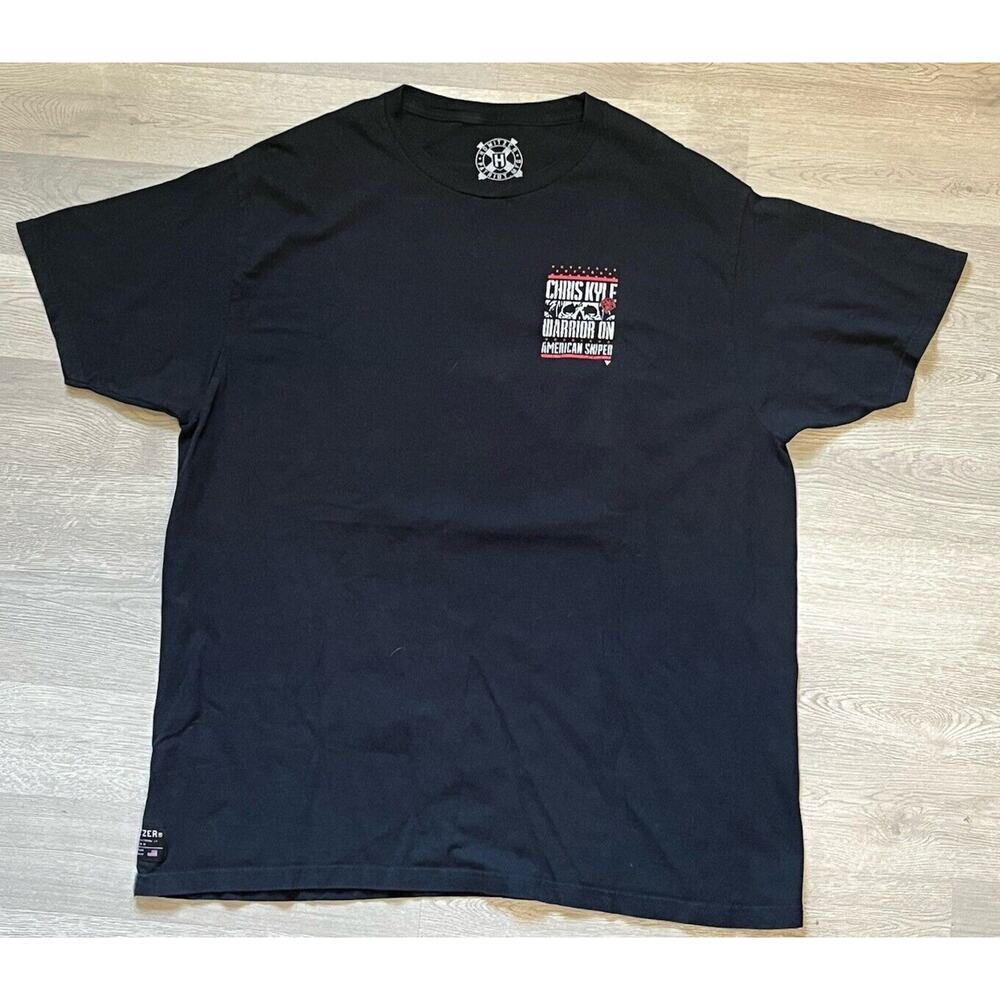 Howitzer Style Men's T-Shirt CHRIS KYLE WARRIOR SPIRIT Military Grunt XL